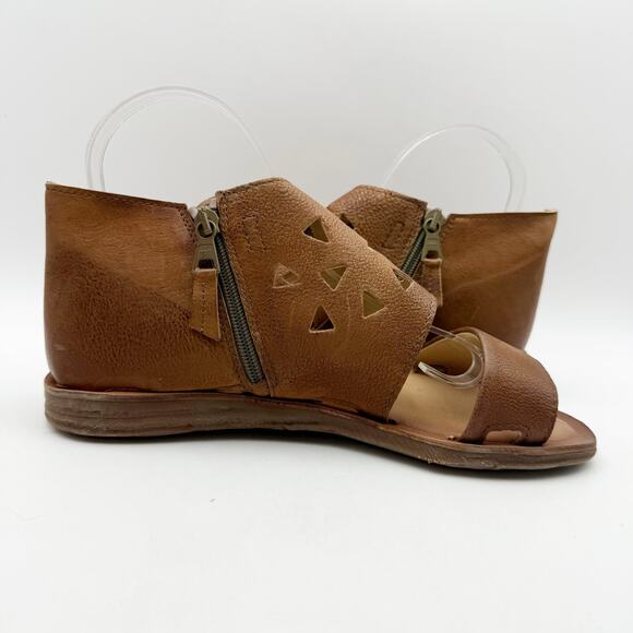 Miz Mooz Womens Frida Sandals EU 39 US 8.5-9 Brown Brandy Leather NIB - Picture 4 of 14